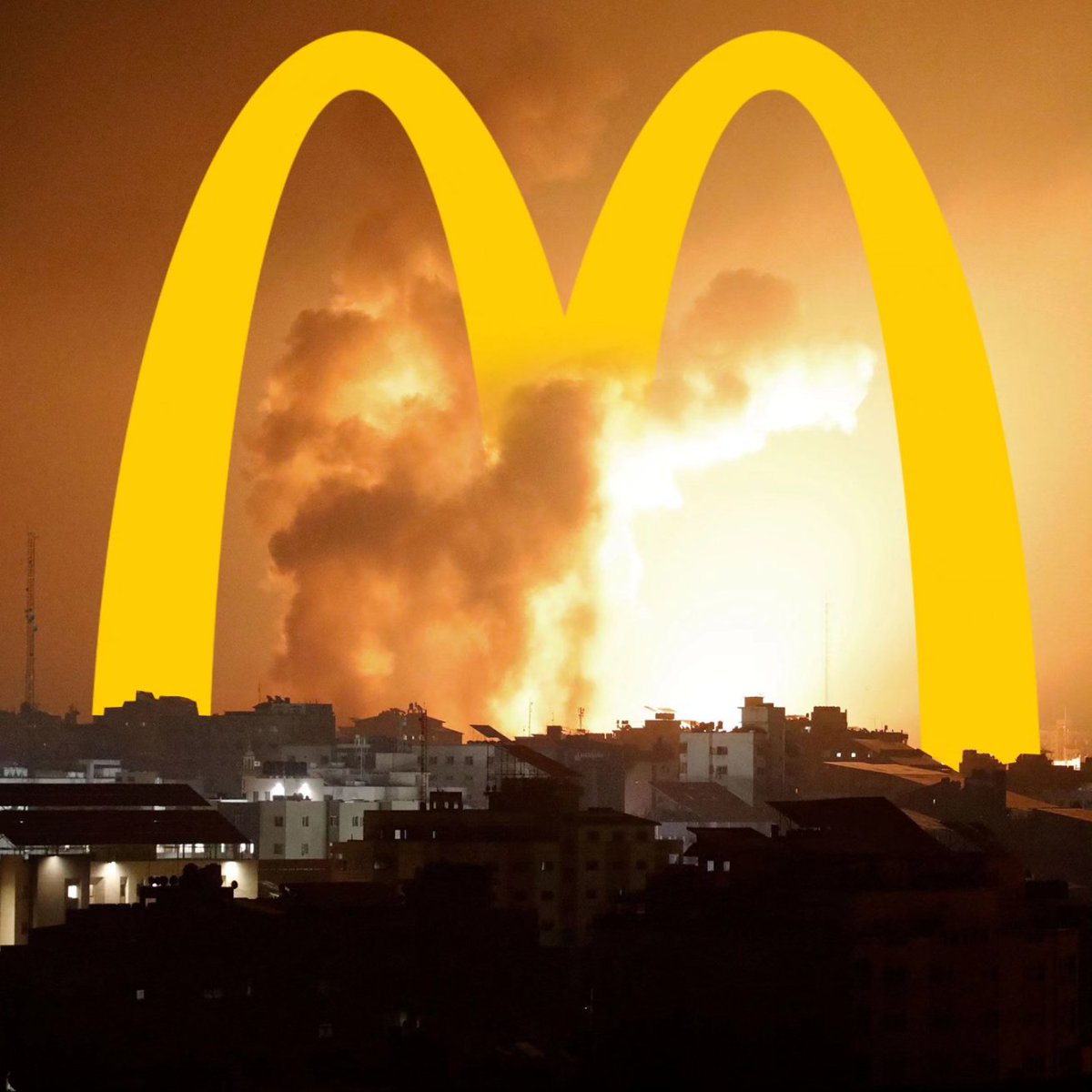 ZedTrafficker's tweet photo. Not Lovin' it! #BoycottMcDonalds #Gaza #Israel #BoycottWar https://t.co/0T9pWMFnsi