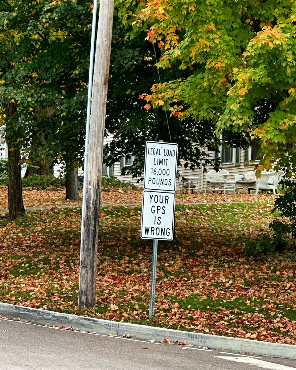 Welcome to Vermont. 😂 #yourgpsiswrong #vermont #rurallife (But seriously, your GPS is probably wrong.)