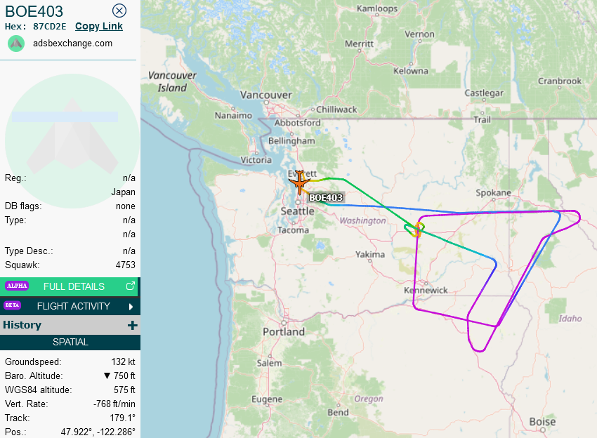 SirListenalot's tweet photo. Yesterday JASDF #KC46 #87CD2E 34-3613 made his first flight as #BOE403
https://t.co/oEg29aL3vT https://t.co/ITV8ieiuFm