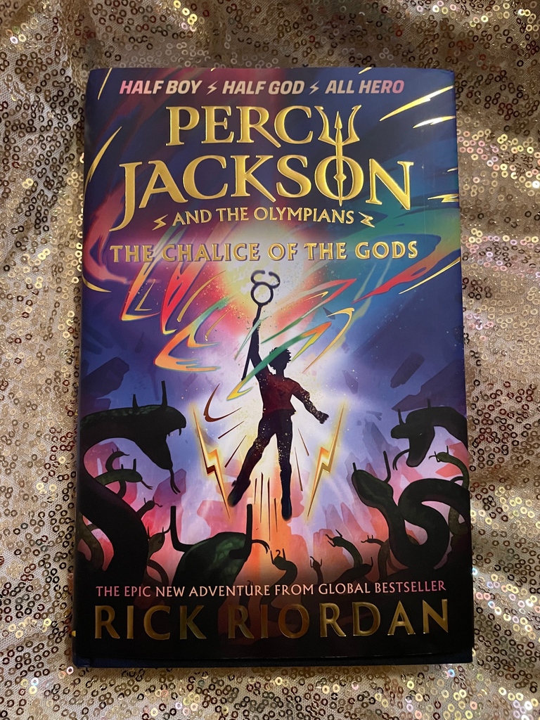 The Chalice of the Gods (9+/11+) by @rickriordan @PuffinBooks 'Percy Jackson is back in exhilarating style and college is on the cards, subject to him completing colossally challenging quests from the gods…' @JoanneOwen Expert Reviewer Read the book ahead of the new TV series.