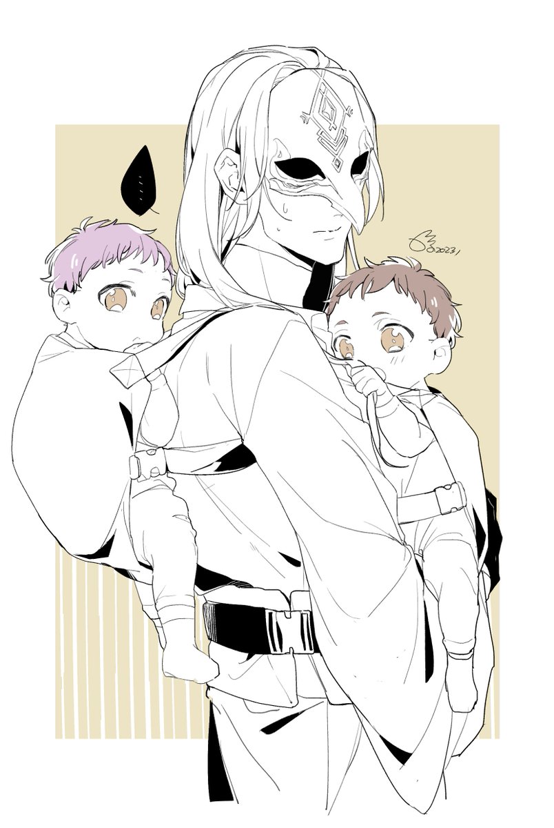Mumunan_0620's tweet photo. 休伊及雙胞胎寶寶☺️ https://t.co/GxP53jOYX9