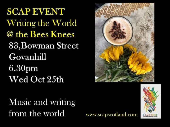 Our next SCAP event is on Wednesday 25th October.