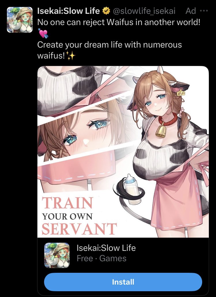 so glad i stayed around to watch the long and arduous decay of twitter so it can bring me ads like this