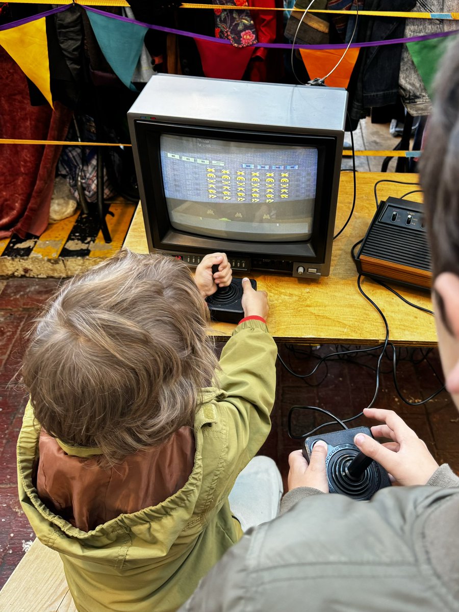 aaronashmore8's tweet photo. A brilliant time at @FargoVillage today with @retroreso! The boys have loved playing all of the games I grew up with! https://t.co/lgceQSG8vT