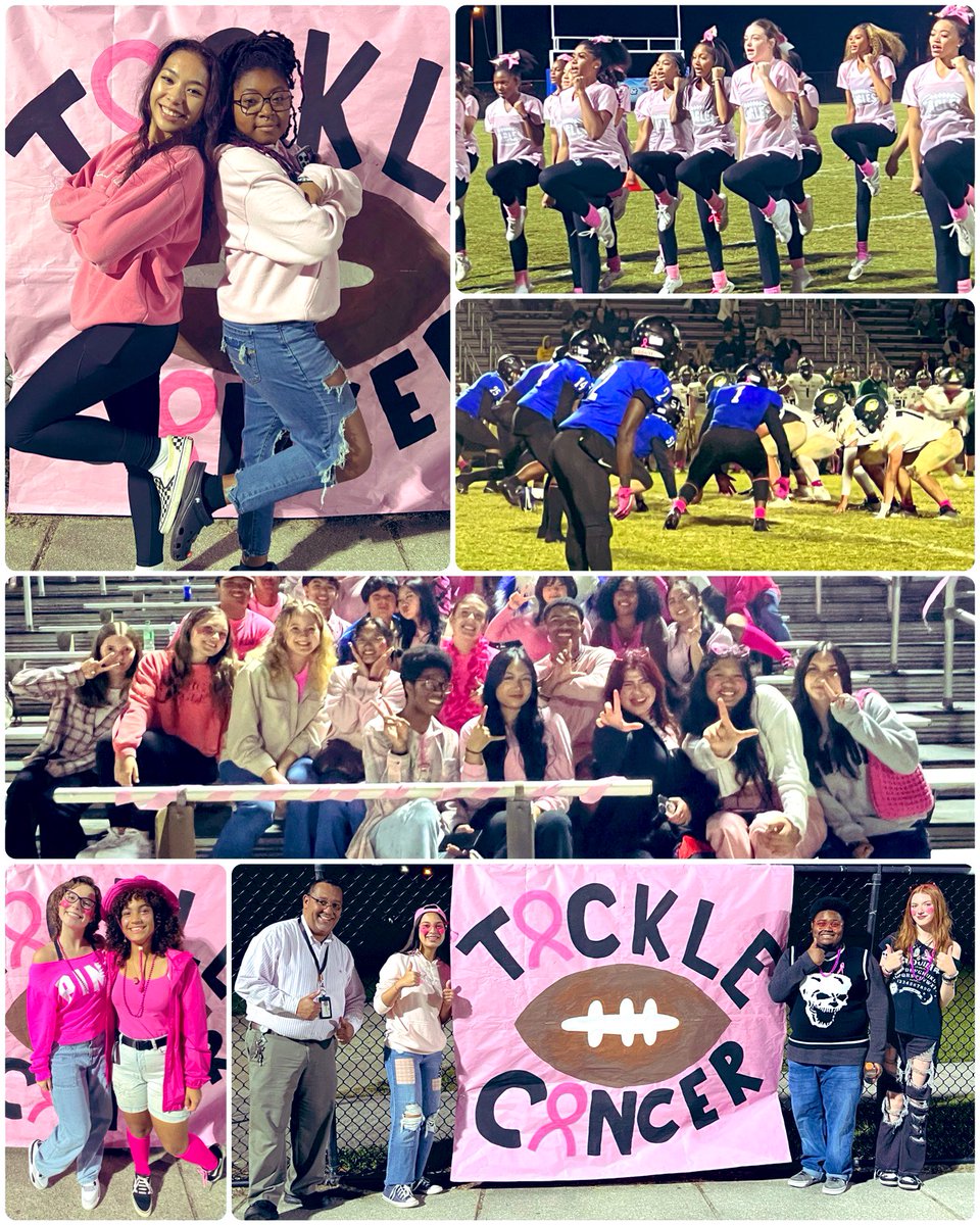 drwwashington's tweet photo. #NoTownLikeLandstown #PinkOut https://t.co/PT5WVZLmIz