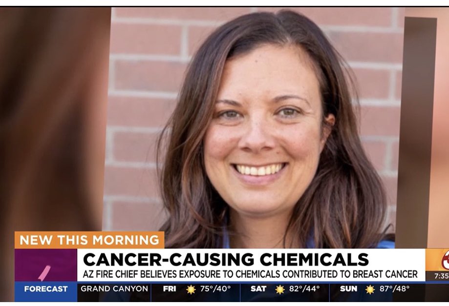 Billy Goldfeder (@billygoldfeder) on Twitter photo WOMEN FIREFIGHTERS: FIRE CHIEF BELIEVES EXPOSURES CONTRIBUTED TO HER BREAST CANCER.
azfamily.com/video/2023/10/… <a href="/FCSNnational/">Firefighter Cancer Support Network Official Page</a> <a href="/AZFirefighters/">PFFA</a> <a href="/AZFireSchool/">AZ State Fire School</a> <a href="/azfirechiefs/">Az Fire Chiefs Assn</a> <a href="/IAFFofficial/">International Association of Fire Fighters</a> <a href="/IAFC/">IAFC</a> <a href="/WomeninFireOrg/">Women In Fire</a> <a href="/womeninfire2/">womeninfire</a> <a href="/1stresponderctr/">firstrespondercenter</a> <a href="/saraanne71/">Dr. Sara Jahnke</a> <a href="/CFFREHR/">Center for Fire, Rescue & EMS Health Research</a> #firefighter #cancer WOMEN FIREFIGHTERS: FIRE CHIEF BELIEVES EXPOSURES CONTRIBUTED TO HER BREAST CANCER.
azfamily.com/video/2023/10/… <a href="/FCSNnational/">Firefighter Cancer Support Network Official Page</a> <a href="/AZFirefighters/">PFFA</a> <a href="/AZFireSchool/">AZ State Fire School</a> <a href="/azfirechiefs/">Az Fire Chiefs Assn</a> <a href="/IAFFofficial/">International Association of Fire Fighters</a> <a href="/IAFC/">IAFC</a> <a href="/WomeninFireOrg/">Women In Fire</a> <a href="/womeninfire2/">womeninfire</a> <a href="/1stresponderctr/">firstrespondercenter</a> <a href="/saraanne71/">Dr. Sara Jahnke</a> <a href="/CFFREHR/">Center for Fire, Rescue & EMS Health Research</a> #firefighter #cancer