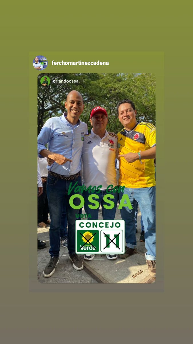 oj_ossa's tweet photo. @tulioagomez Firmes con #TulioGobernador
#CaliIngeniOssa https://t.co/1xCI47FVt3