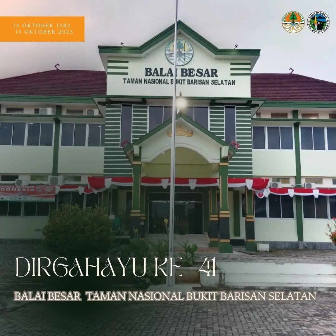 BBTNBBS's tweet photo. Selamat Hari Ulang Tahun ke-41 Taman Nasional Bukit Barisan Selatan!

14 Oktober 1982 - 14 Oktober 2023 

#bbtnbbs https://t.co/vw7Rj9W2HJ