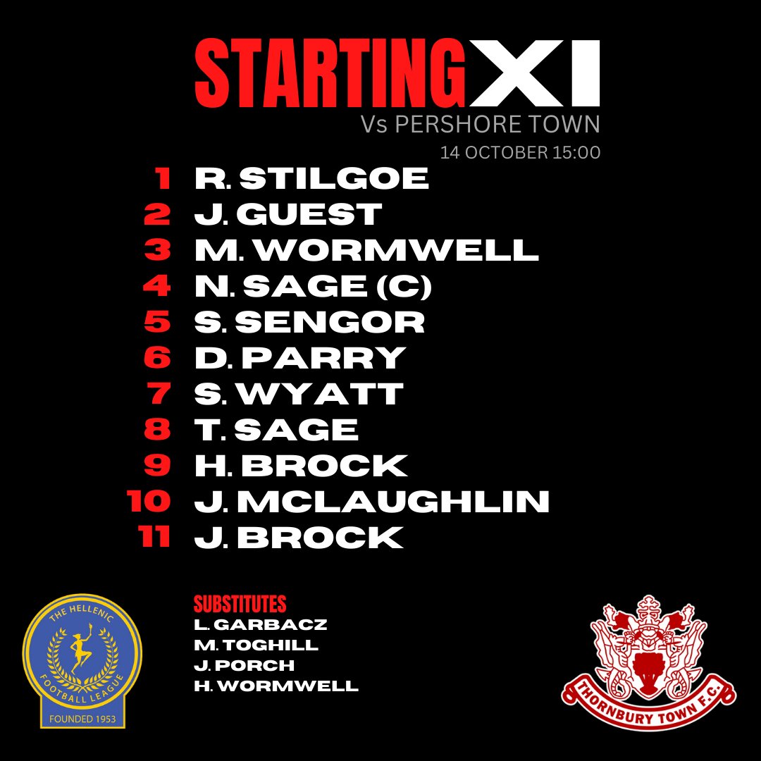 This afternoon's lineup 
#TTFC 🔴⚫🔴⚫