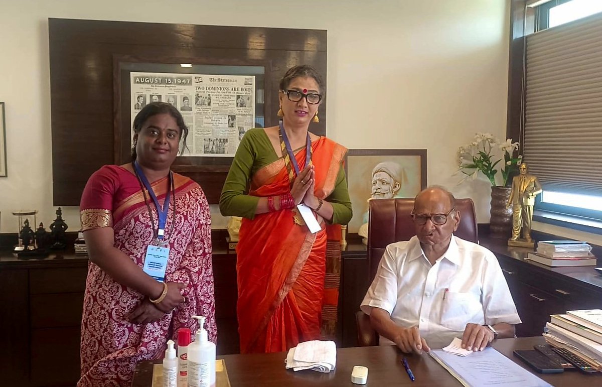 KinnerEk's tweet photo. @PawarSpeaks Thank you for your time and discussing the agenda on peace making for the society and our transgender community. https://t.co/KctnN9U4zi
