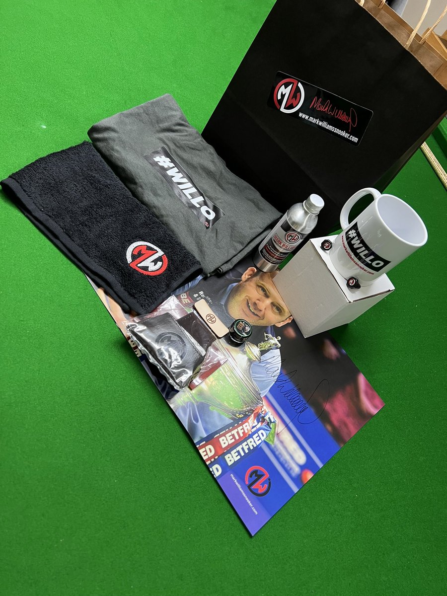 Have you signed up to the markwilliamssnooker.com website ? this Sunday we will announce the first winner of the members @markwil147 goodie bag . only website members are in it to win !
