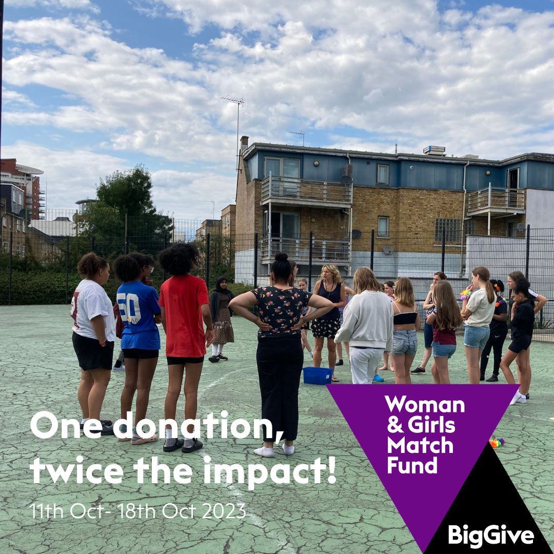 Every Day this week until the 18th October any donation given through our Big Give Page buff.ly/48HmQnQ will be doubled! We're aiming to raise £5000 to help towards the costs of our clubs, mentoring and trips. Help us to help more Young Women in Tower Hamlets! #WGMF