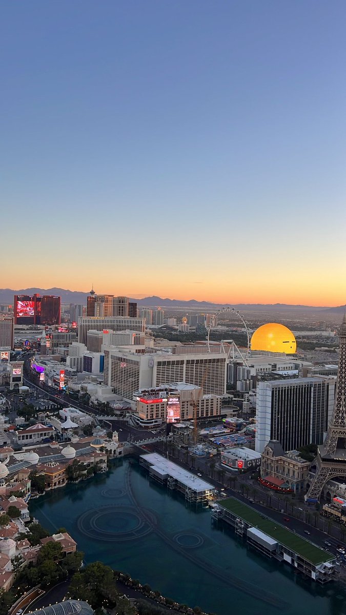 Good morning vegas! What a view from the <a href="/Cosmopolitan_LV/">The Cosmopolitan</a>. Excited for today the whole <a href="/JARnascar/">Jordan Anderson Racing Bommarito Autosport</a> team is fast 3️⃣1️⃣ and the 2️⃣7️⃣.