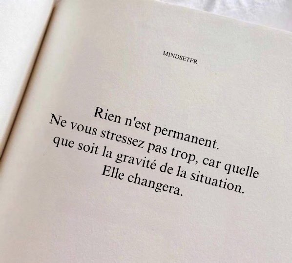 Mindset_FR's tweet photo. Rien n’est permanent https://t.co/Z9qoLXbEN3