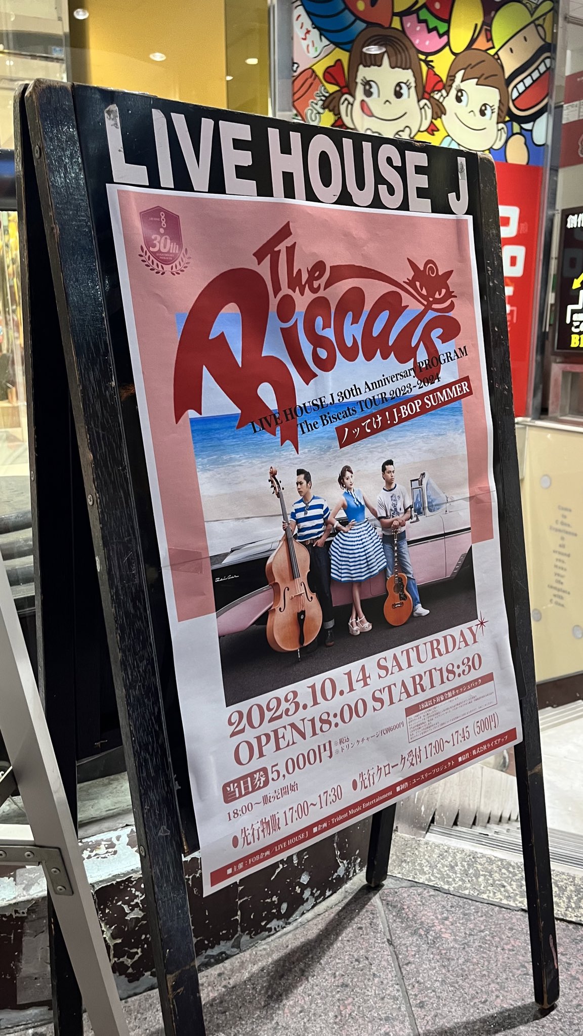 The Biscats 2023年ツアー　非売品 B2 ポスター 楽天市場】The BISCATSザ・ビスキャッツ TOUR 2023～2024