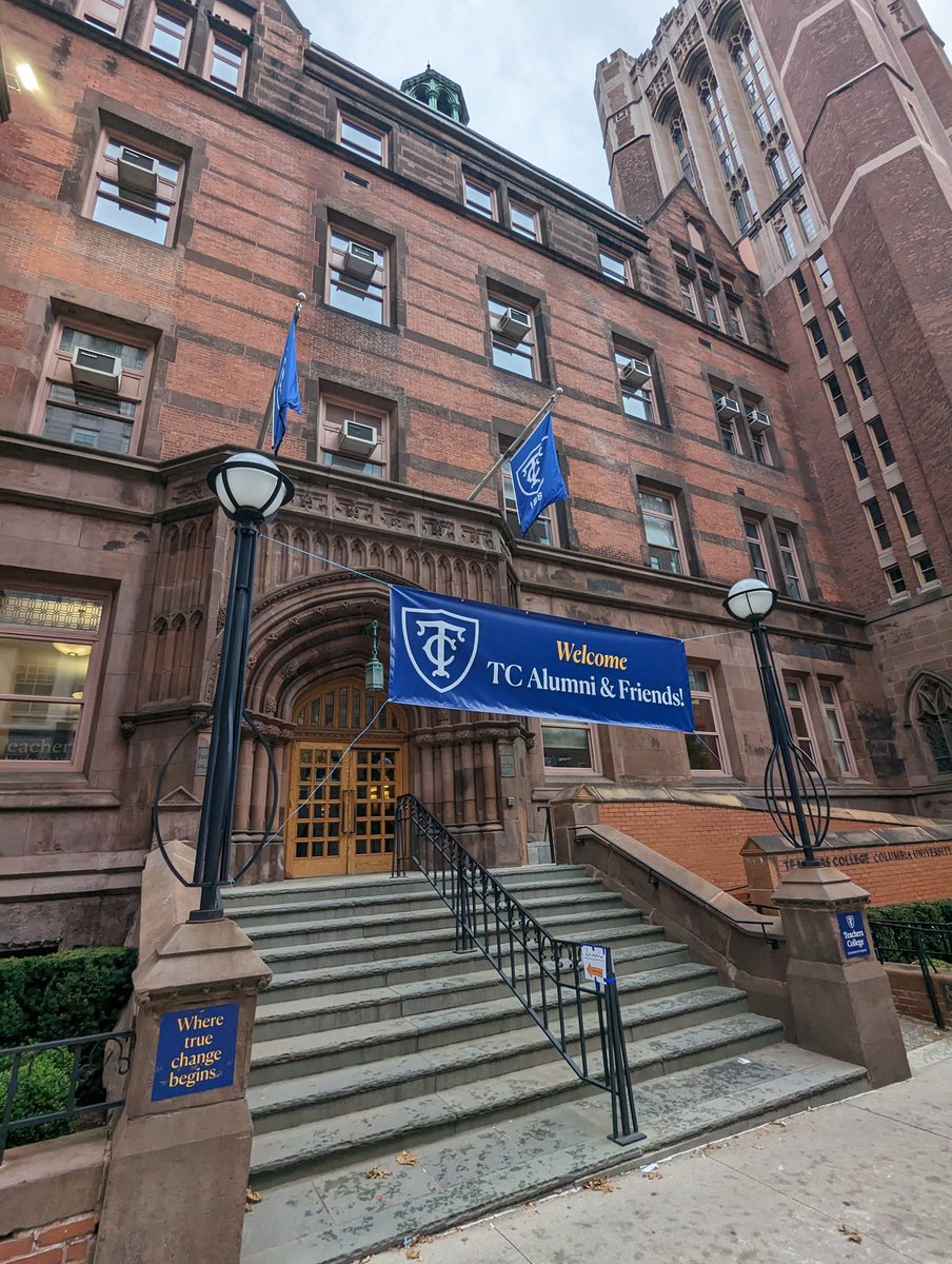 zbtang's tweet image. It&apos;s so great to be back at @TeachersCollege with other #TCalumni and #TCcommunity friends for an exciting day of festivities at TC (Re)Unites! Thank you to all who put these events together! 🙏