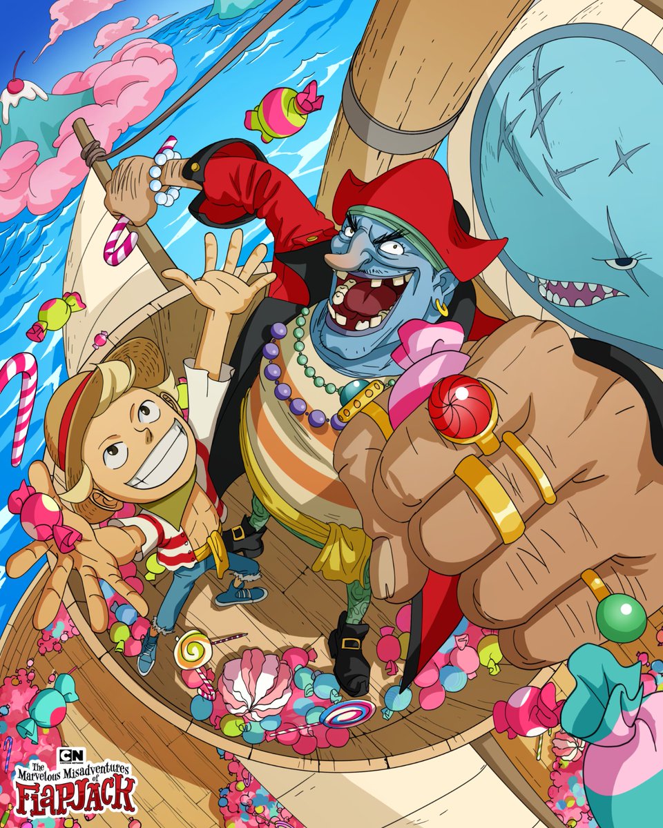 I'm gonna be King of the Pirates, K'nuckles! 🏴‍☠️🚢🐳 Flapjack x One Piece crossover in collaboration with the talented jiuwell.cloudart (IG)

#CartoonNetwork #Flapjack #TheMarvelousMisadventturesofFlapjack #captainknuckles #OnePiece #Anime #Luffy #Blackbeard