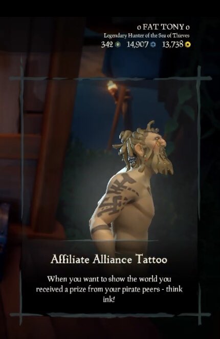 oFATTONYo's tweet photo. Won 🥇 these over at SoTGermany🙌🏴☠️🔥🙏❤️thx @TheShreg and @Elmuchachooo for the tip about joining the community love them🏴☠️
#bemoregerman #AAsails #wunderbar 😂🏴☠️😊🙌@SeaOfThieves https://t.co/qudvsYxV1o