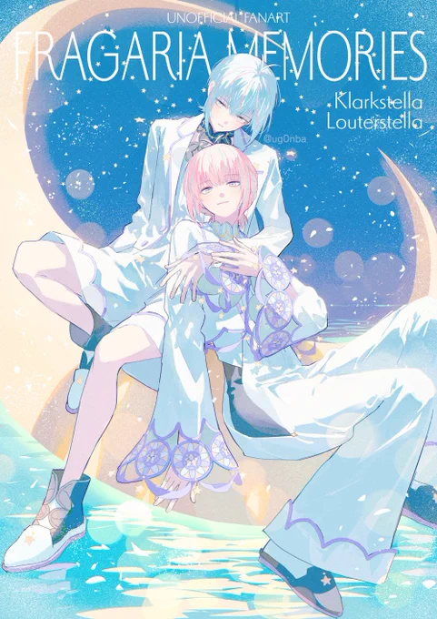 改めまして『フラガリアメモリーズ』にて、リトルツインスターズのフラガリア、「クラークステラ」と「ルタールステラ」を担当致しました～何卒!  #フラガリアメモリーズ #Fragari_Art