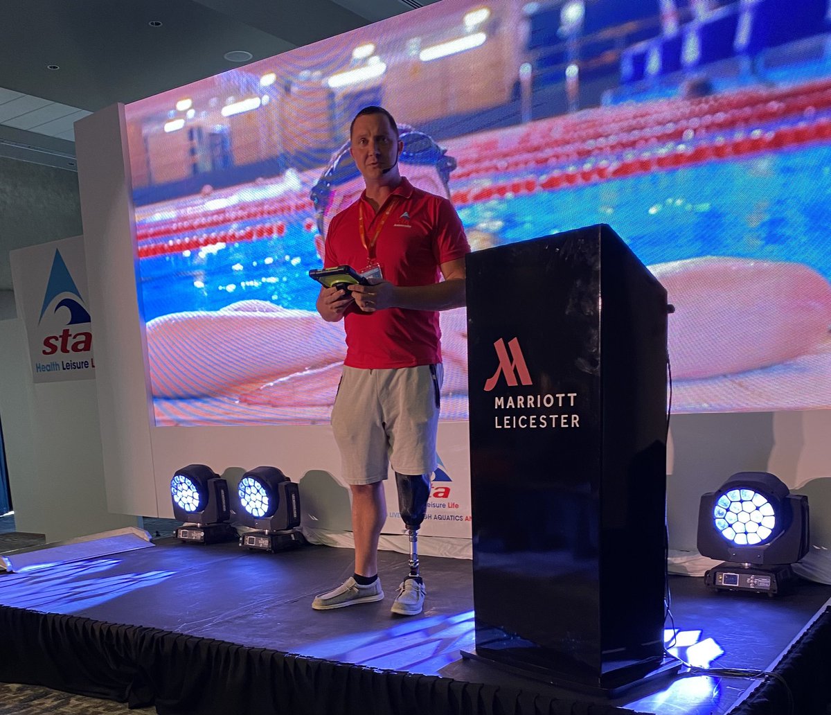 Starting day 2 with the amazing <a href="/MikeGoody85/">Michael Goody</a> - our water safety ambassador ⭐️

#staconference23