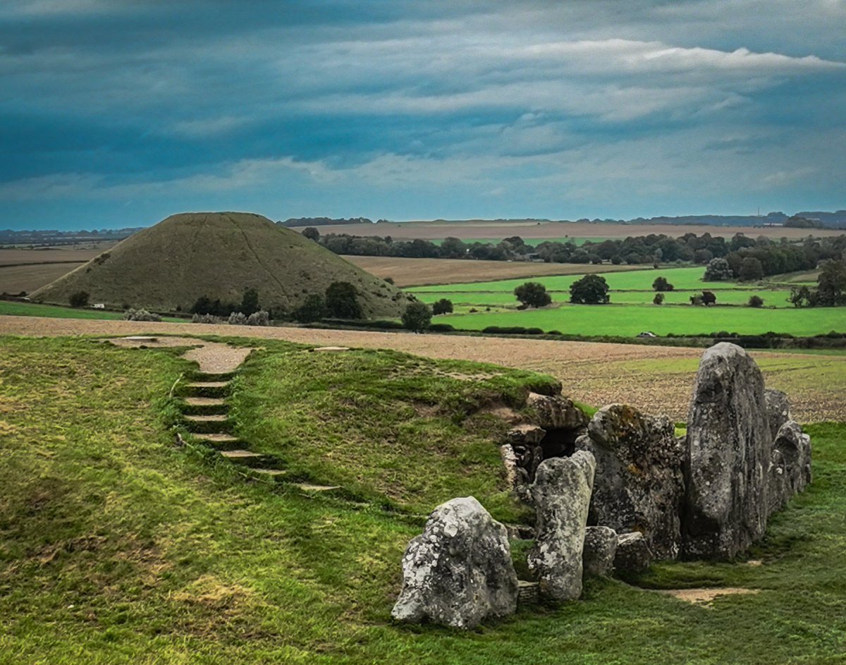West Kennet Neolithic long barrow in Wiltshire #archaeology #Wiltshire #ancient