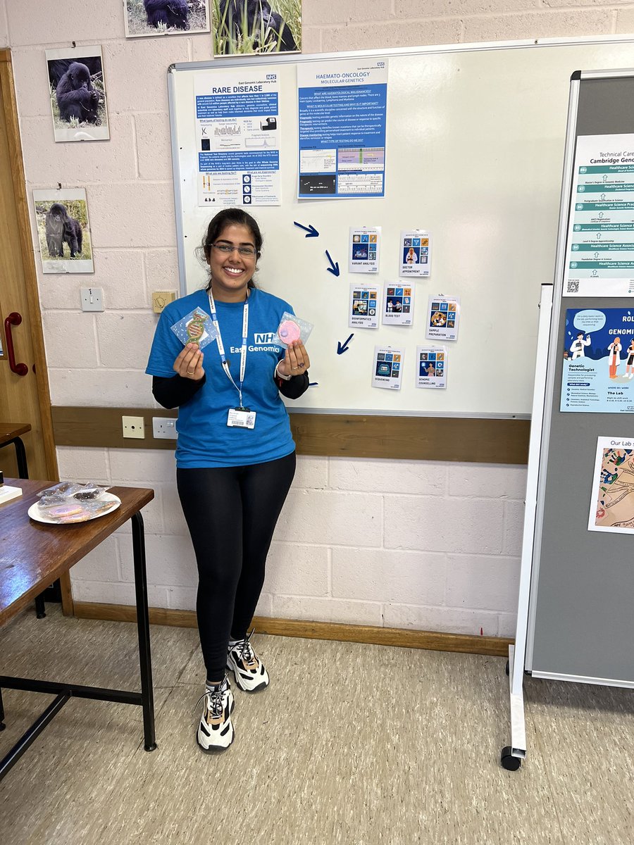 Would you like to be a scientist for a day? Come and play with <a href="/East_Genomics/">NHS East Genomics</a> at #BBD2023 <a href="/HillsRoadNews/">Hills Road Sixth Form College</a> <a href="/CUH_NHS/">Cambridge University Hospitals NHS</a> #genomics