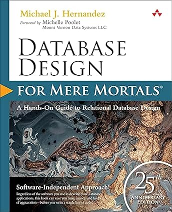 computerbookshp's tweet image. Database Design for Mere Mortals by Michael J Hernandez (Author) @pearson (Publisher) Buy from computer bookshop using this link: tinyurl.com/4nbkhzf2 #bigdata #databasestorage #design #microsoftaccessdatabaseguides #databasedesign #database #software #books