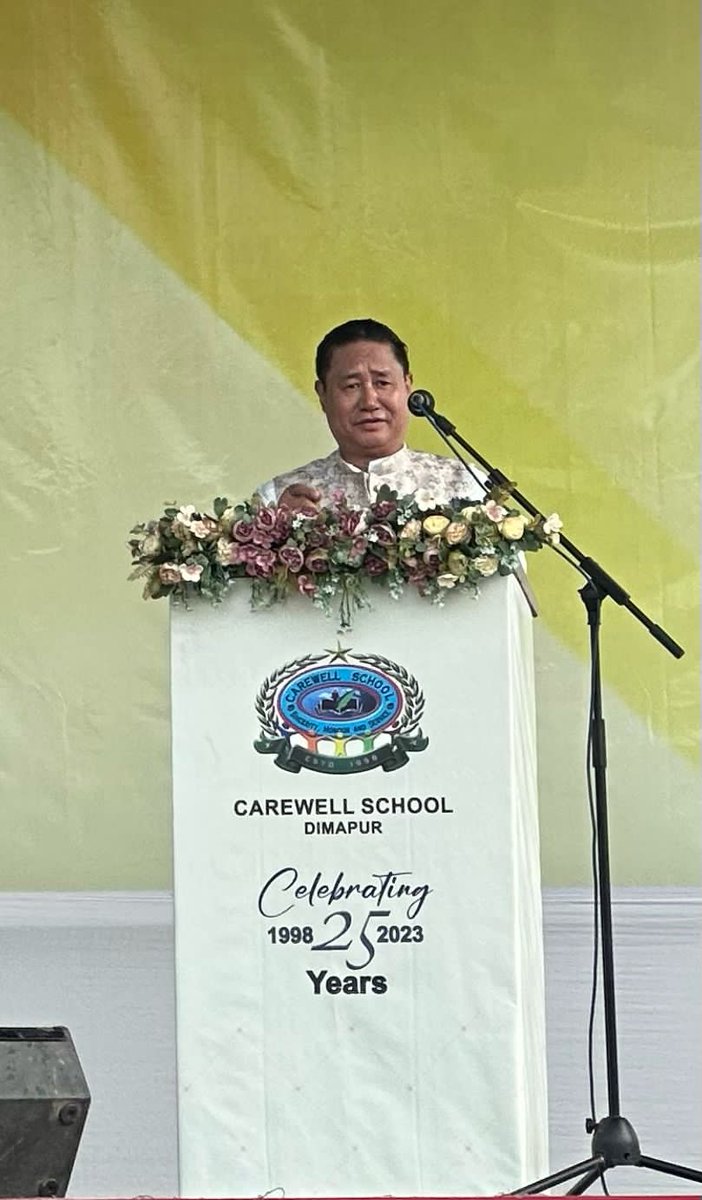 Nuklutoshi1's tweet photo. Carewell school Dimapur celebration of silver jubilee today 14th October 2023. https://t.co/fLFT1v5KsG