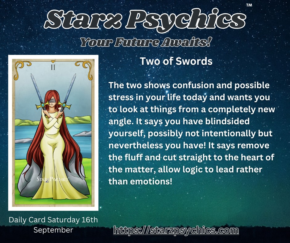 StarzPsychics's tweet photo. Todays Daily Tarot Card Message
Saturday 14th October 2023
For more daily tarot messages go to https://t.co/3mSwQ6VzF0
#todaysdailycard #tarot #tarotcards #tarotmessage #tarotreading #tarotmessageoftheday #dailytarot #cardmessage #tarotcardsdaily #tarotcard https://t.co/H5B9cEE0Zj