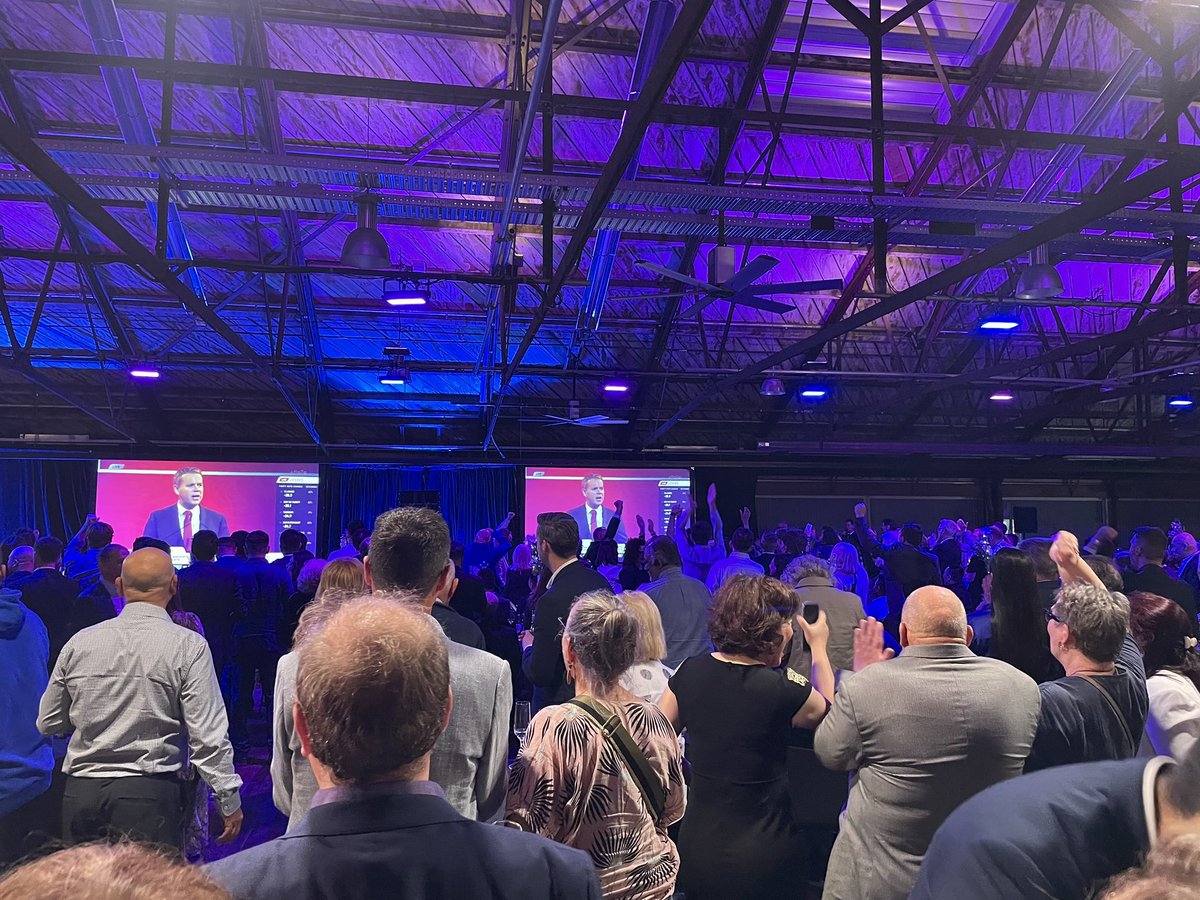 serenaspeaks's tweet photo. The celebration at National’s party was underwhelming when PM Chris Hopkins conceded. It was as though they already knew they had won… https://t.co/X5InWhjIl7