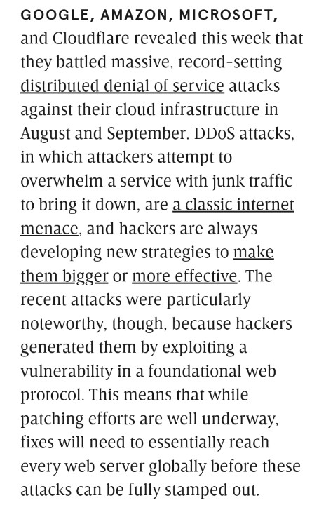 'HTTP/2's rapid reset protocol has caused infrastructure disruptions, resulting in losses for major players like Google, Microsoft, and Cloudflare. 🌐💥 #HTTP2 #CyberSecurity #InfrastructureChallenges'