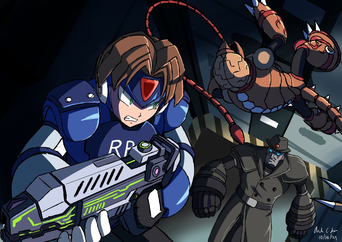 ArmandoSionosa's tweet photo. Another one for the lols.

What if Rockman X DiVE continued further and we eventually had a Resident Evil event?  XD

#Megaman #ResidentEvil #Crossover https://t.co/Yij0YdBfGC