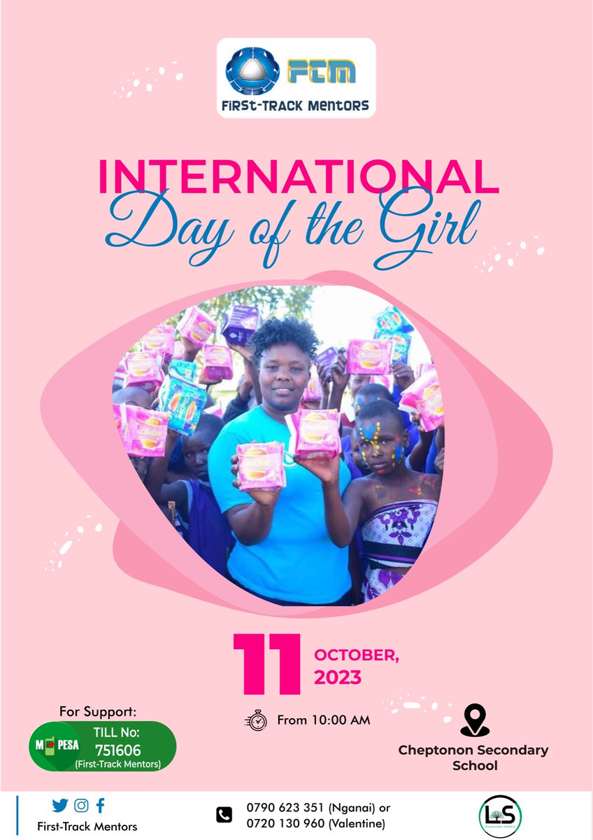 MentorsTrack's tweet photo. We celebrated #InternationalDayOfTheGirl on 11th at Cheptonon Secondary School and it was super amazing. #GirlsRising https://t.co/CwoSG4HsHn