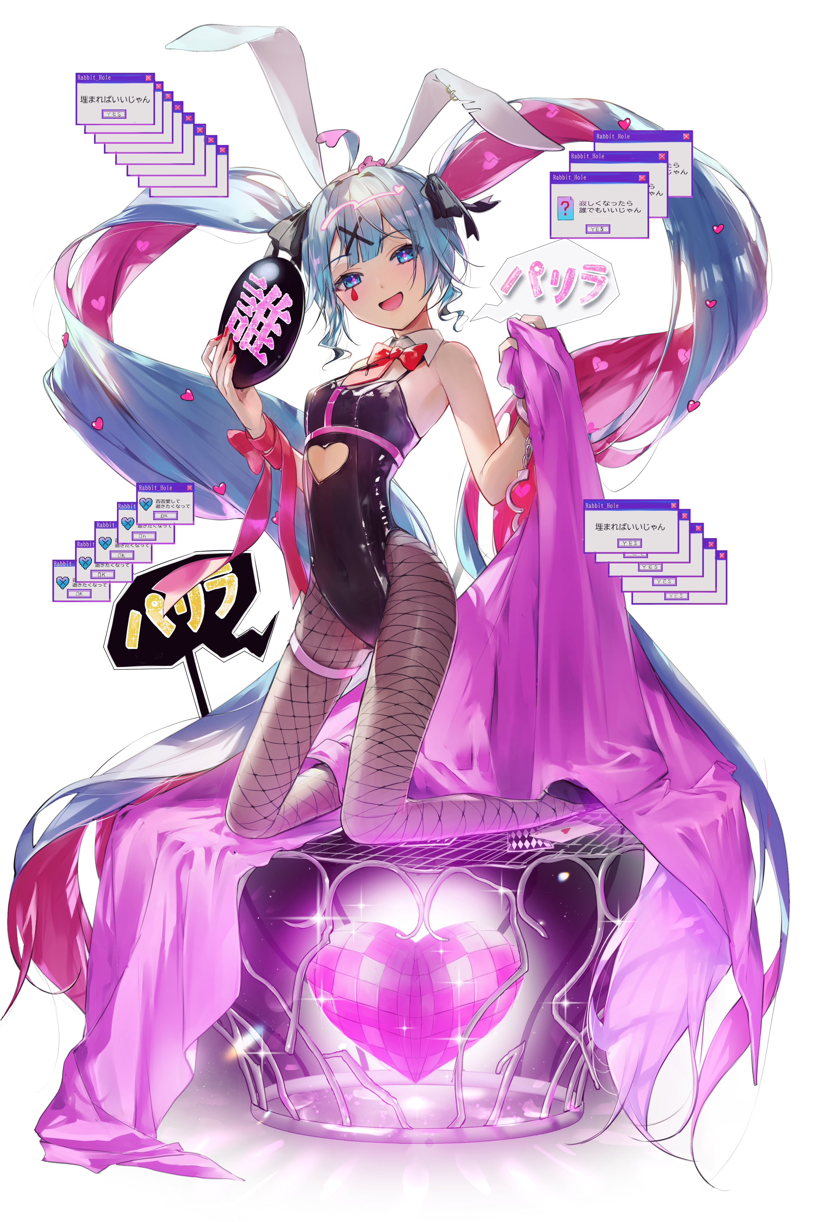 ミク カードスリーブ プレイマット rabbit hole ラビットホール