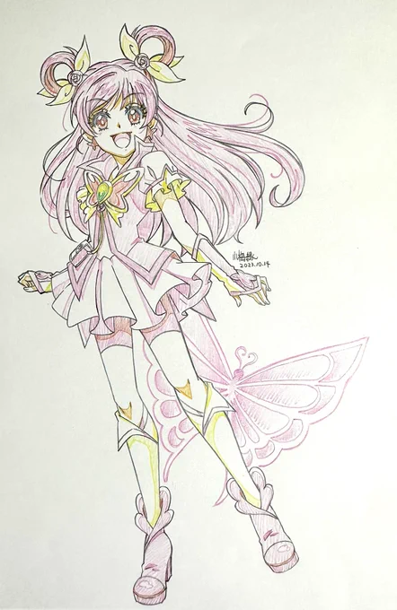 ドリームお帰りなさい いつでもカッコイイよ〜  今回も原画と作監でお手伝い参加 してましたありがとうございました  #otonapre #precure #オトナプリキュア