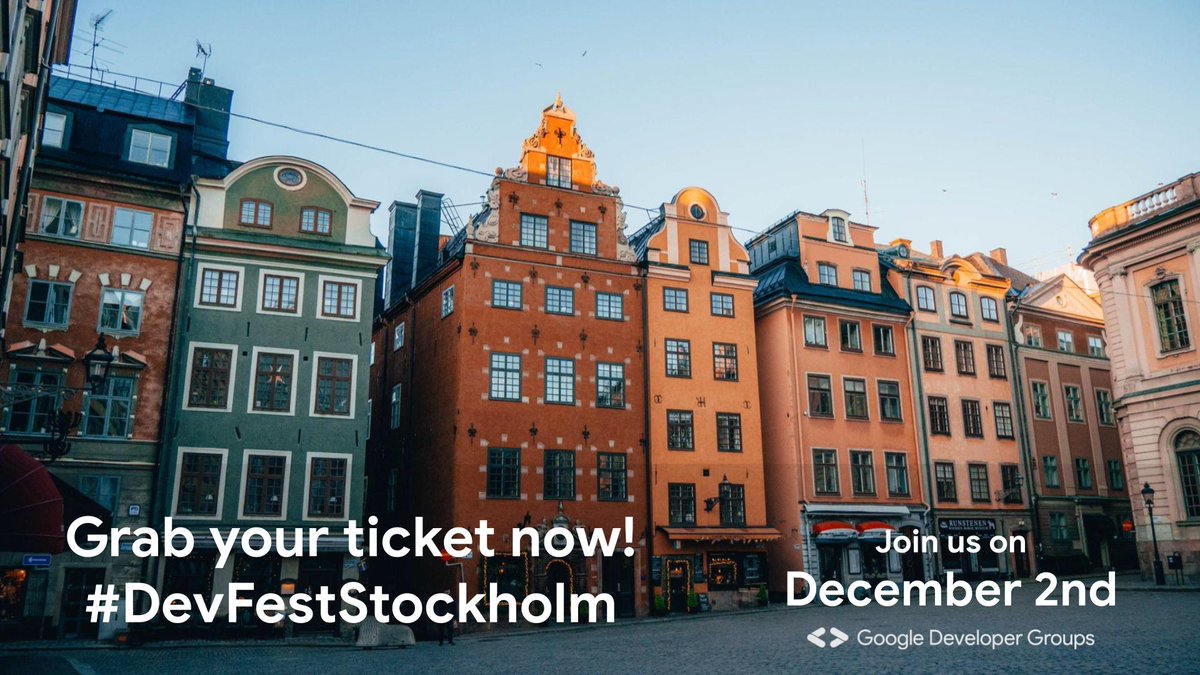 📢 Exciting news for #DevFestStockholm! 📢

Mark your calendars for Saturday, December 2nd 📆, when the Stockholm Google Office will open its doors and welcome us! 🙌

For more details, visit our official website: devfest-stockholm.com

#google #gdg #DevFest #sthlmtech