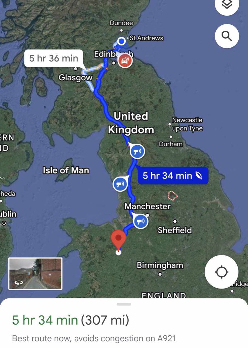 scotsawaydays's tweet photo. East Fife fans heading to the New Saints (England) today

@EastFifeFC https://t.co/IDqkW25uYG
