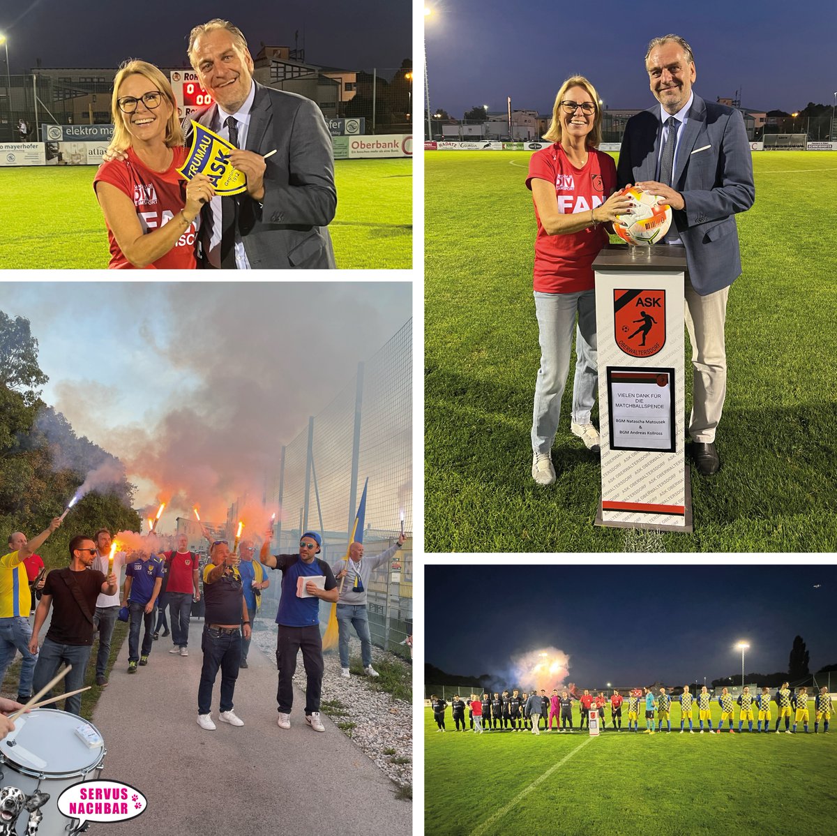 NachbarServus's tweet photo. Oberwaltersdorf: Derbyschlager nach 19 Jahren / ASK Oberwaltersdorf und ASK Trumau spielten unentschieden. Ortschefs machten Ankick.
#oberwaltersdorf #trumau #derby #fußball #ask #asktrumau #askoberwaltersdorf #kollross #matousek #sport @AndreasKollros
https://t.co/NHEyKq5Dgw https://t.co/W3icK9rU24