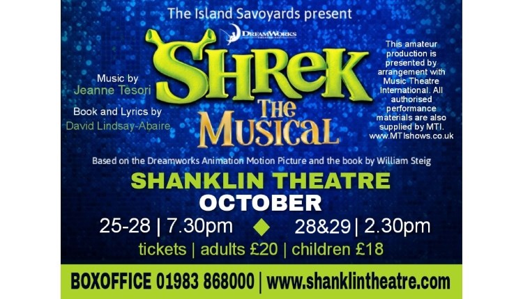 Shrek the Musical 💙💚 @IslandSavoyards present Shrek the Musical this October at @shanklintheatre. With a professional set, incredibly talented cast, stunning costumes and an impressive live orchestra, this is West End worthy theatre on your doorstep! ℹ️bit.ly/ShrekIOW