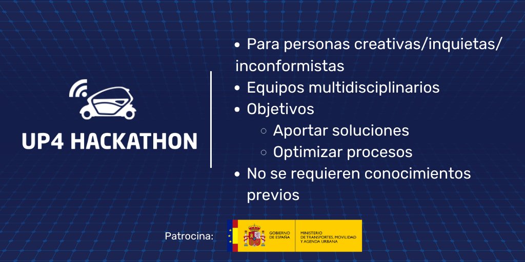 🙌Si te interesa el tema y quieres profundizar más

👀¡Apúntate!👀

✅Formulario de inscripción ➡️up4hackathon.es
