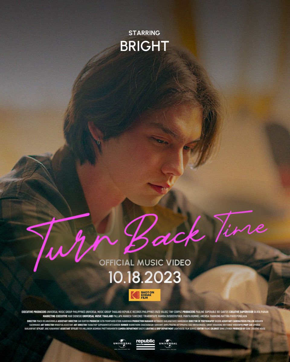 MusicisUni's tweet image. #TurnBackTime MV Release on 18.10.2023
5 PM (GMT+7)

Stay tuned! 💜
🎧 ZackTabudloTH.lnk.to/TBTTP

@bbrightvc @violettewautier @zacktabudlo #ZackVBright_TurnBackTime #ZackXViolette #ZackTabudlo #VioletteWautier #bbrightvc #MIUTH
