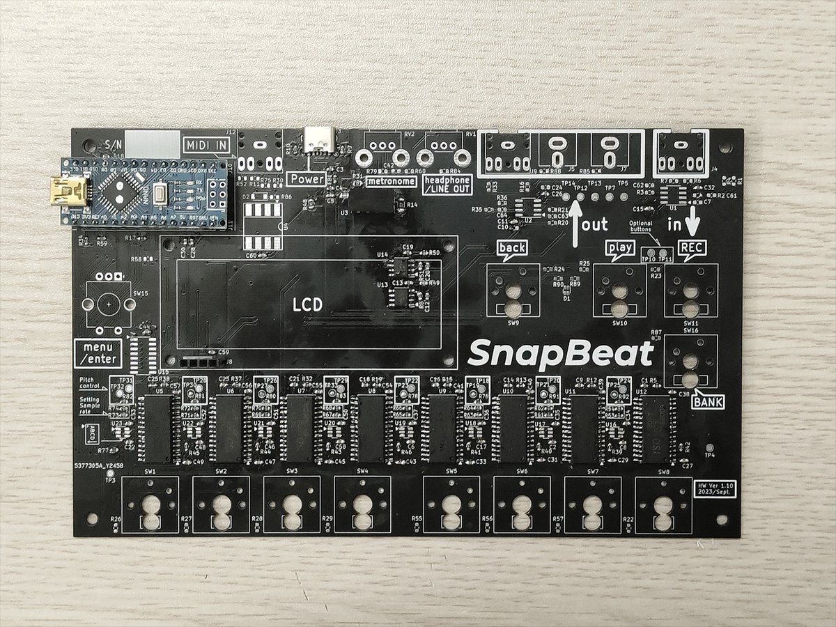 Hiro - making SnapBeat, the Lo-fi simple sampler tweet media