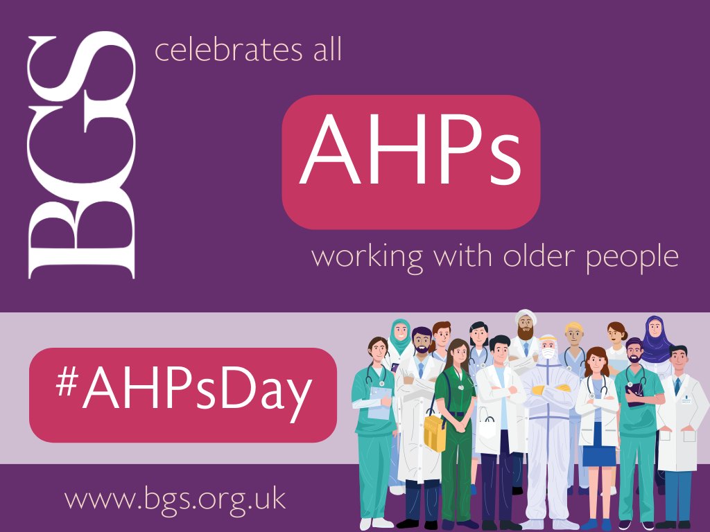 Happy #AHPDay to all #AHPs particularly those working with older people. Thank you for everything that you have done & continue to do for our communities. #AHPDay2023