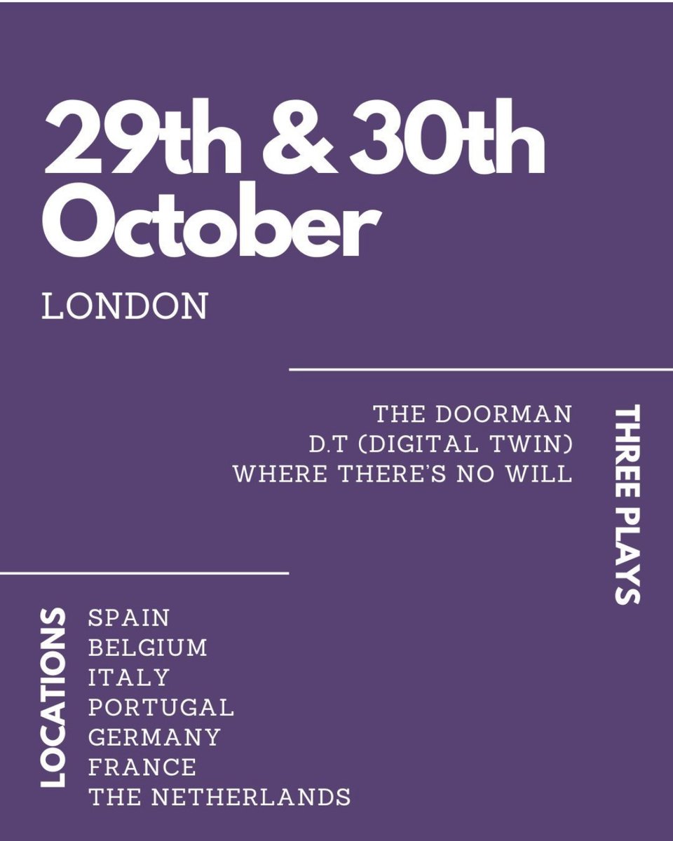 Actors! 

Auditions for our European Tour 2023-2024 will be held in London this October!

Full information on Spotlight!

Get in touch by:
-Applying through Spotlight
-Emailing us at work@englishtheatrecompany.com
-Sharing your showreel

#englishtheatrecompany #ETC