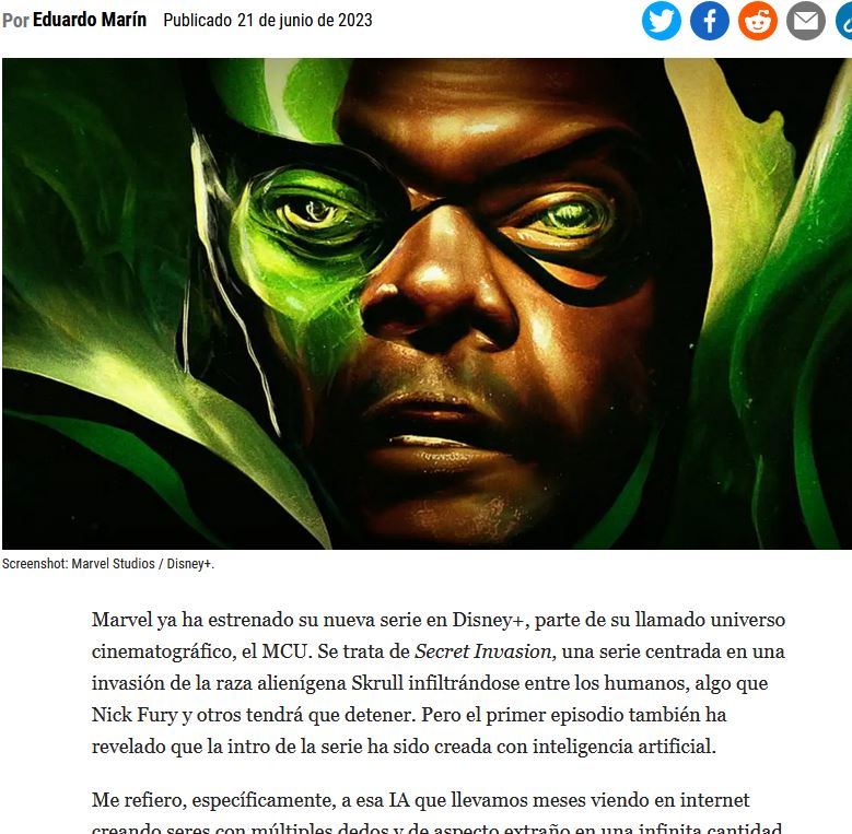 MarinaBorras's tweet photo. Espero que cuando por fin se regule el uso de material con derechos de autor por parte de la IA NOS ACORDEMOS de todas las empresas que se aprovecharon y se lucraron de esta laguna en vez de proteger y defender a los artistas, traductores, escritores, etc. https://t.co/VcBAKiadGe