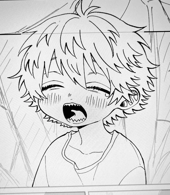ペン入れたのしすぎ🎶 
