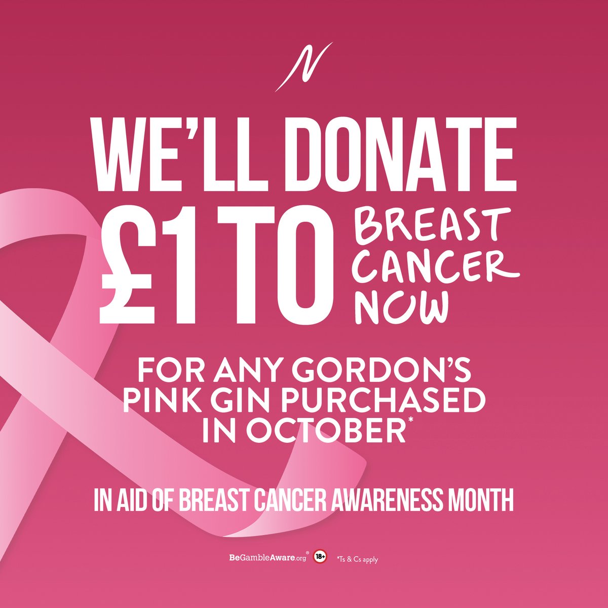 🎗️ October is Breast Cancer Awareness Month 🎗️

Throughout October we're donating £1 from EVERY Gordons Pink Gin sold to Breast Cancer Now 💟  

#BreastCancerNow #BreastCancerAwarenessMonth #GordonsPinkGin