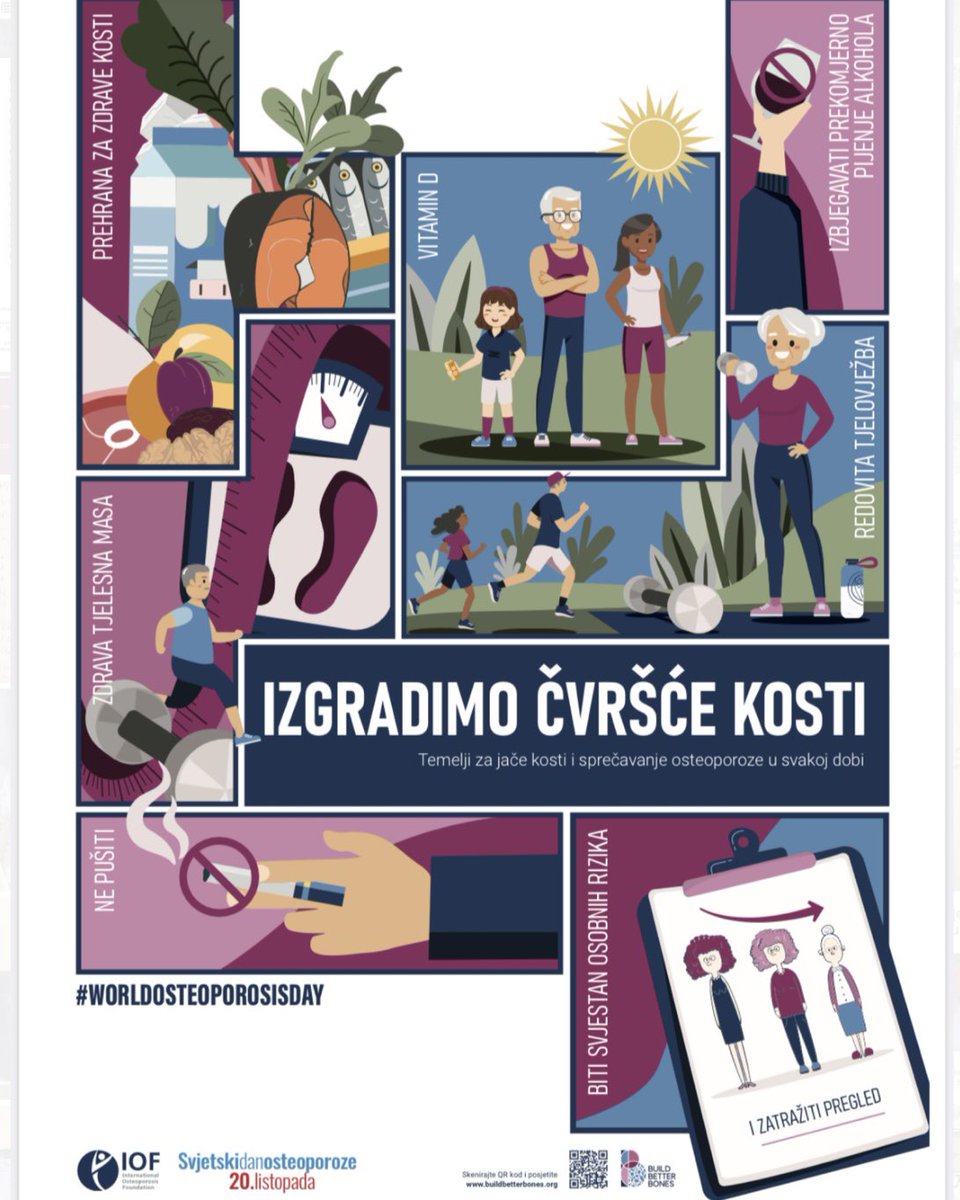 EndoKBD's tweet photo. Klinička bolnica Dubrava je jedina u Hrvatskoj koja je na mapi svjetskog projekta “Capture the fracture”, kojem je cilj pravovremeno prepoznavanje i liječenje bolesnika s osteoporotičnim prijelomom i visokim rizikom za novi prijelom.🥛☀️🏋🏼‍♀️🦴 @iofbonehealth #osteoporosis https://t.co/nAun6DQCOO