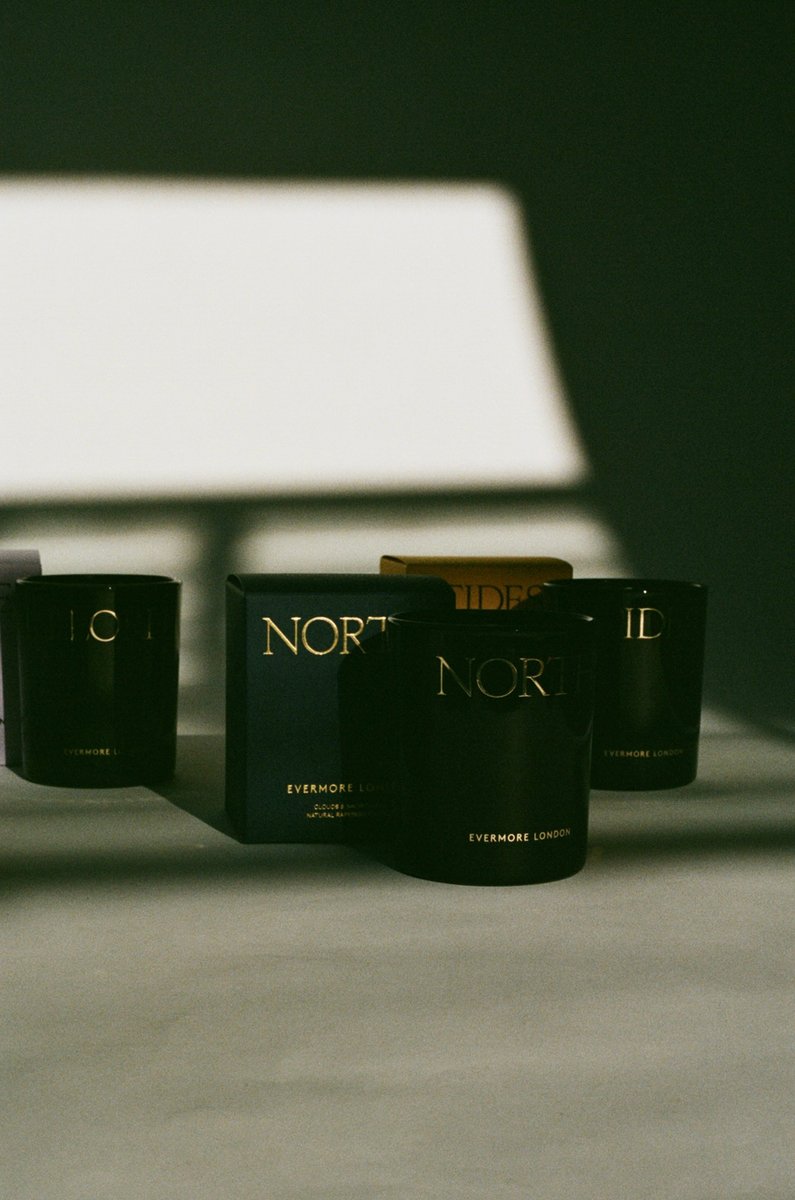 The perfect way to embrace a slower pace as we ease into autumn: North features warm and inviting notes of maple, tobacco, cinnamon and oud. Meticulously crafted by hand in our East London studio.

#evermorelondon