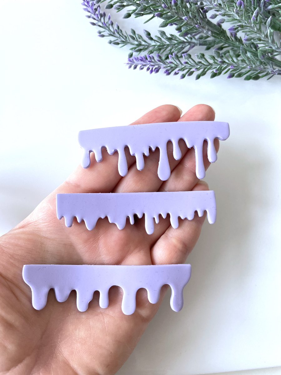 TheCutterfly's tweet photo. Dripping cutter for all types of clay 💜
Shop here: https://t.co/f7FElnOnRu
#polymerclay #3dprinted #cutters #prusamini #polyterra https://t.co/pLkINyXOM5